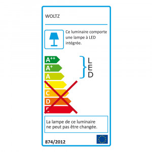 Spot à fixer 12W