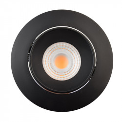 Spot à encastrer orientable variable 7W LED COB Noir