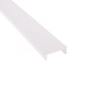 Diffuseur 1m transparent mat pour rail aluminium 10mm