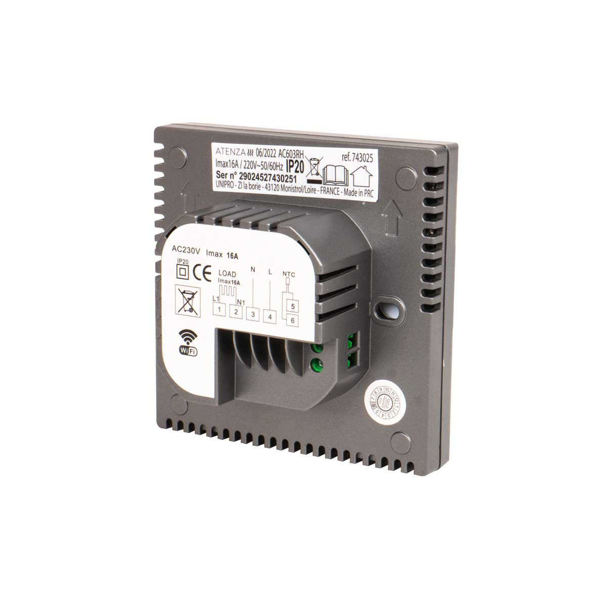 Thermostat Connecté WiFi Chauffage Electrique - SILAMP - Thermostat connecté  - Achat & prix