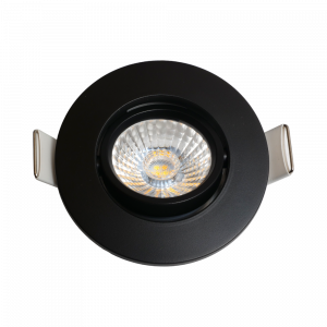 Spot noir encastré orientable LED 6W RT 2012/RE2020