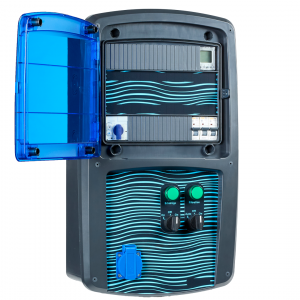 Coffret électrique piscine évolutif filtration + éclairage + traitement de l'eau OHMTEC