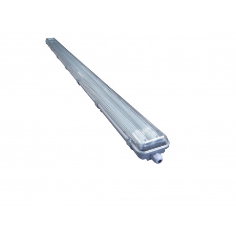 Réglette étanche à tube LED 2*18W CCT - câblage traversant