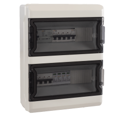 Coffret photovoltaïque AC 9kW triphasé avec interrupteur différentiel type B