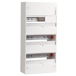 Tableau nu 3 rangées 13 modules à rail amovible